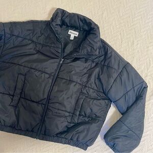 Abound Women’s Down Puffer Jacket Black Size Medium